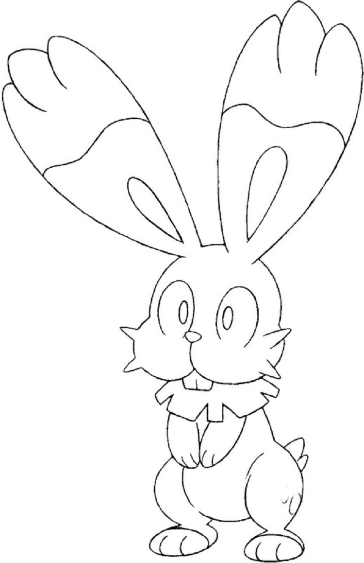 750x1158 Pokemon Coloring Pages Bunnelby