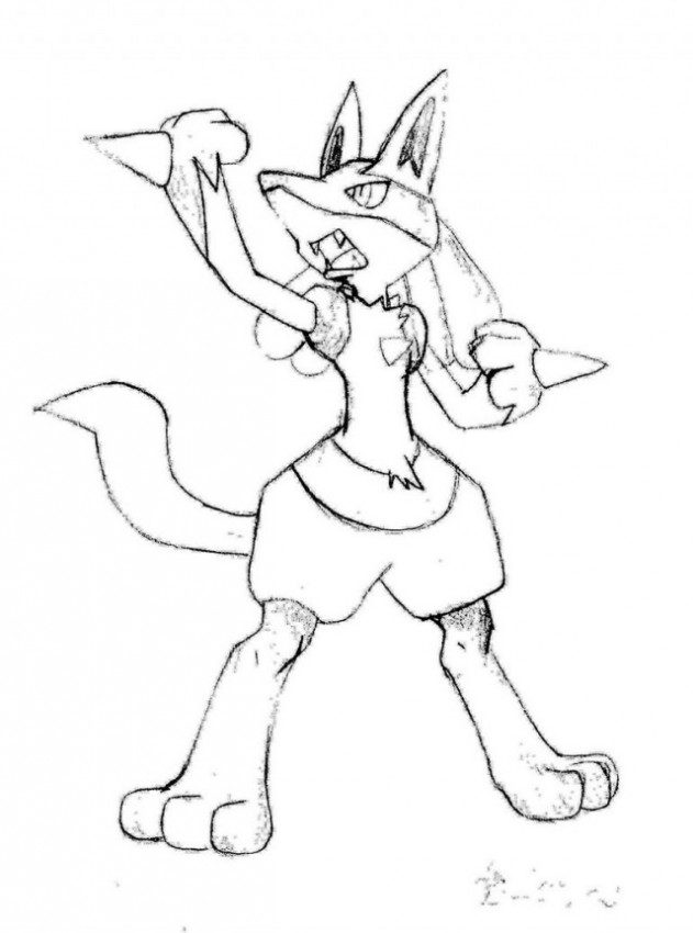 Lucario Coloring Pages 631x850 Lucario Coloring Pages