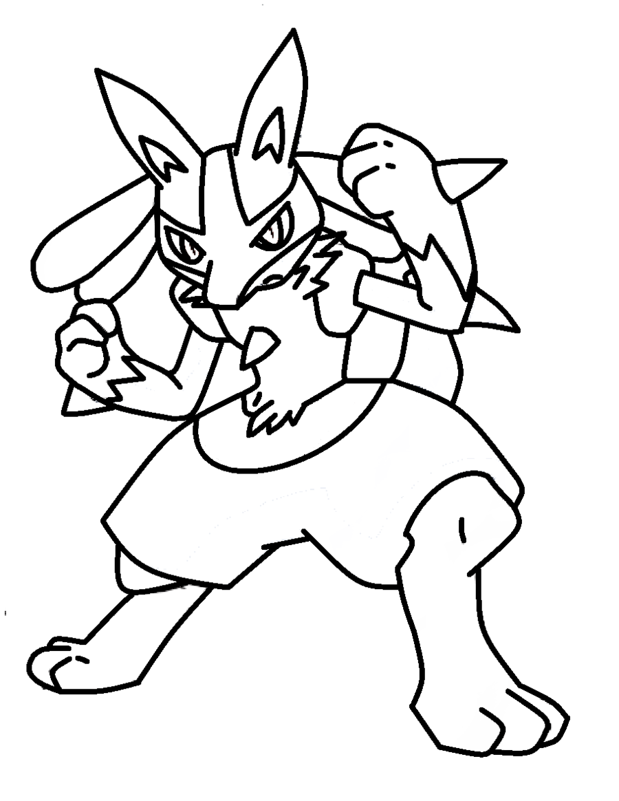 Mega Lucario Coloring Pages 900x1164 Mega Lucario Coloring Pages