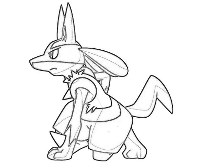 Mega Lucario Pokemon Coloring Pages 800x667 Mega Lucario Pokemon Coloring Pages