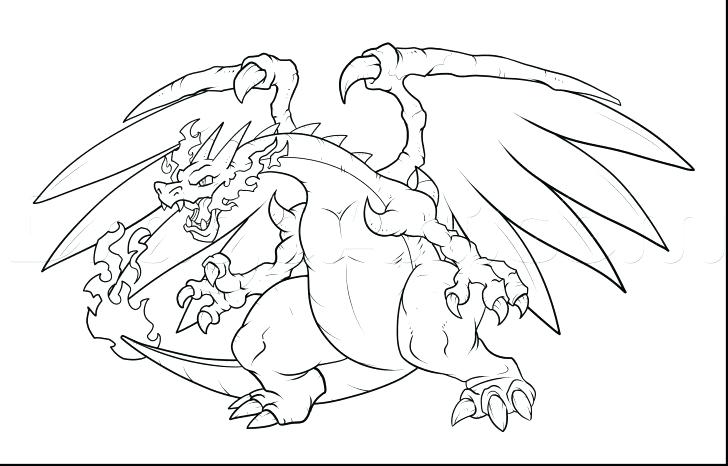 728x466 Charizard Coloring Page Medium Size Of Coloring Pages Beautiful