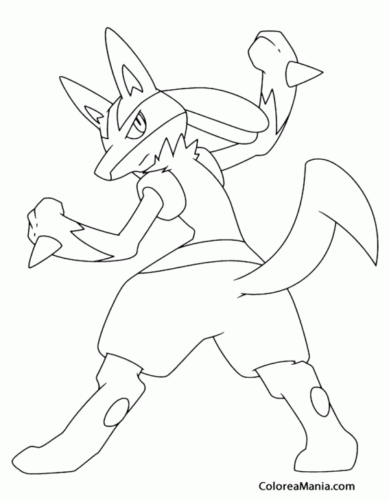 Colorear Lucario De Espaldas Pokemon Dibujo Para Gratis On Pokemon 567x732 Colorear Lucario De Espaldas Pokemon Dibujo Para Gratis On Pokemon