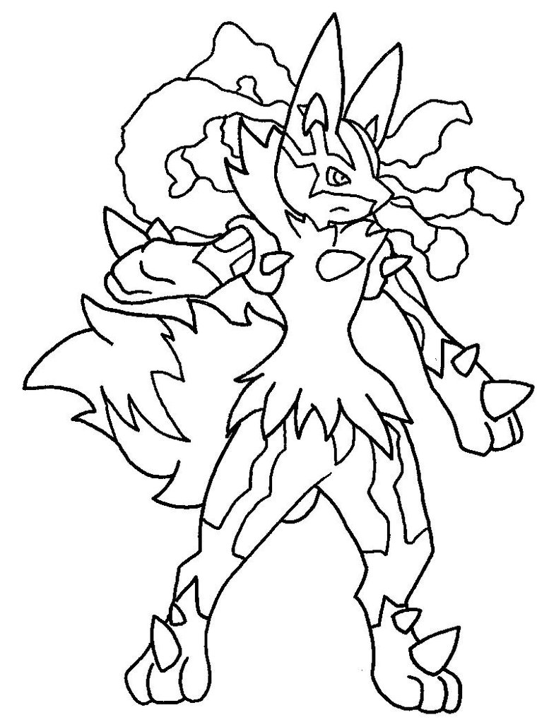 Easily Coloring Pages Of Lucario Fancy Pokemon 777x1029 Easily Coloring Pages Of Lucario Fancy Pokemon