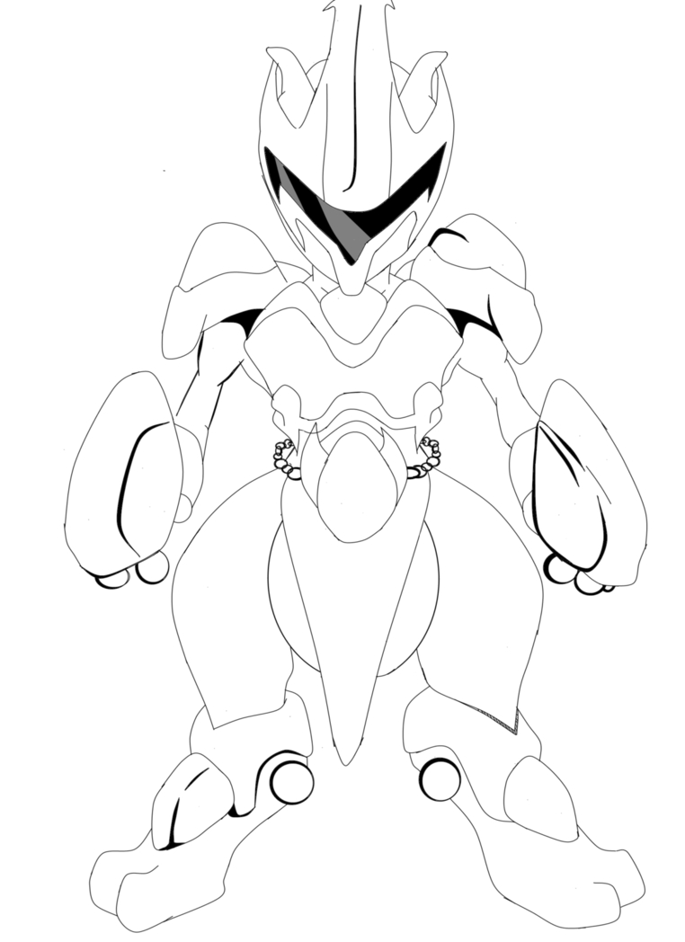 Pokemon Mewtwo Coloring Pages