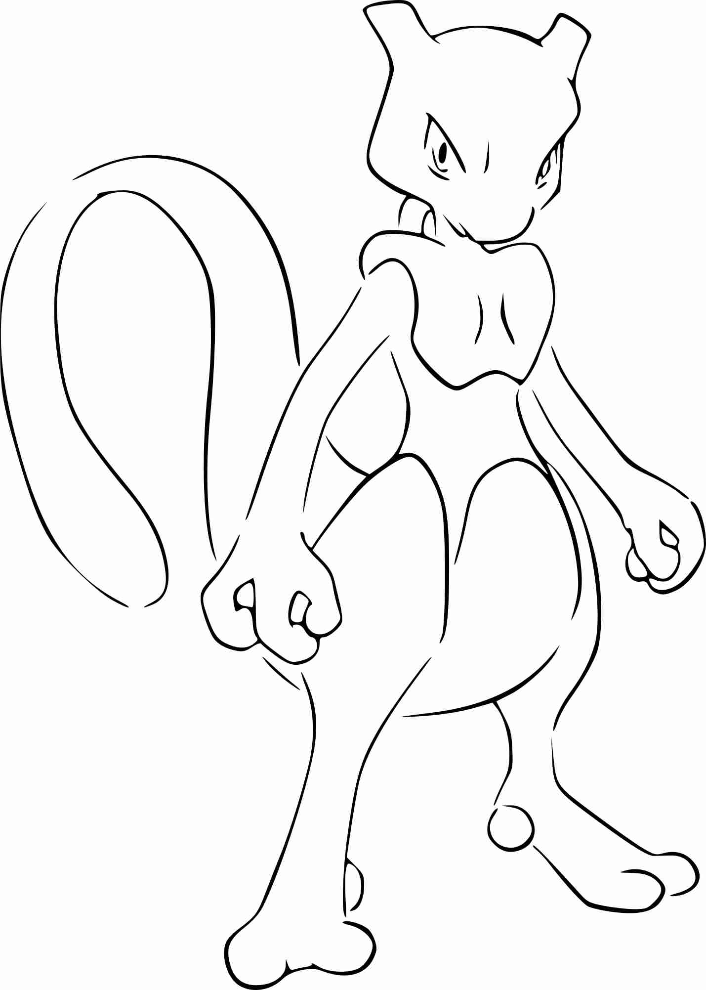 1429x2003 Pokemon Coloring Pages Mewtwo Coloring Pages Exceptional Page