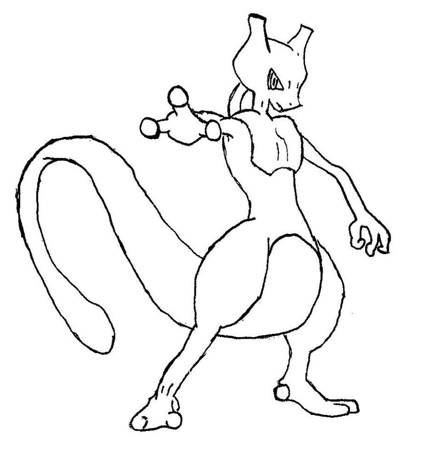 864x925 Yco4aaz9i For Pokemon Coloring Pages Mewtwo