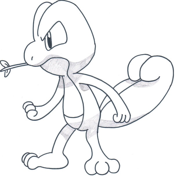 Treecko Coloring Pages 614x622 Treecko Coloring Pages