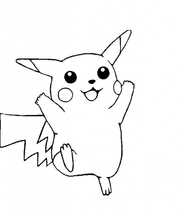 624x740 47 Pikachu Coloring Pages, Baby Pokemon Coloring Pages Images