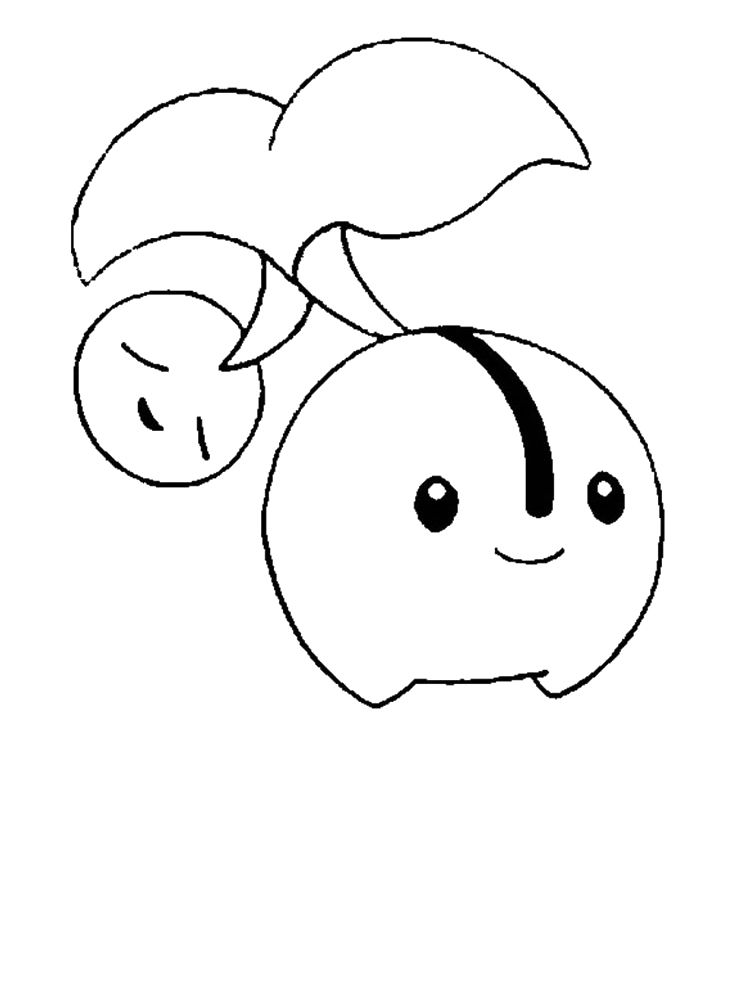 749x992 Pokemon Cherubi Coloring Pages Coloring Pageslineart Pokemon