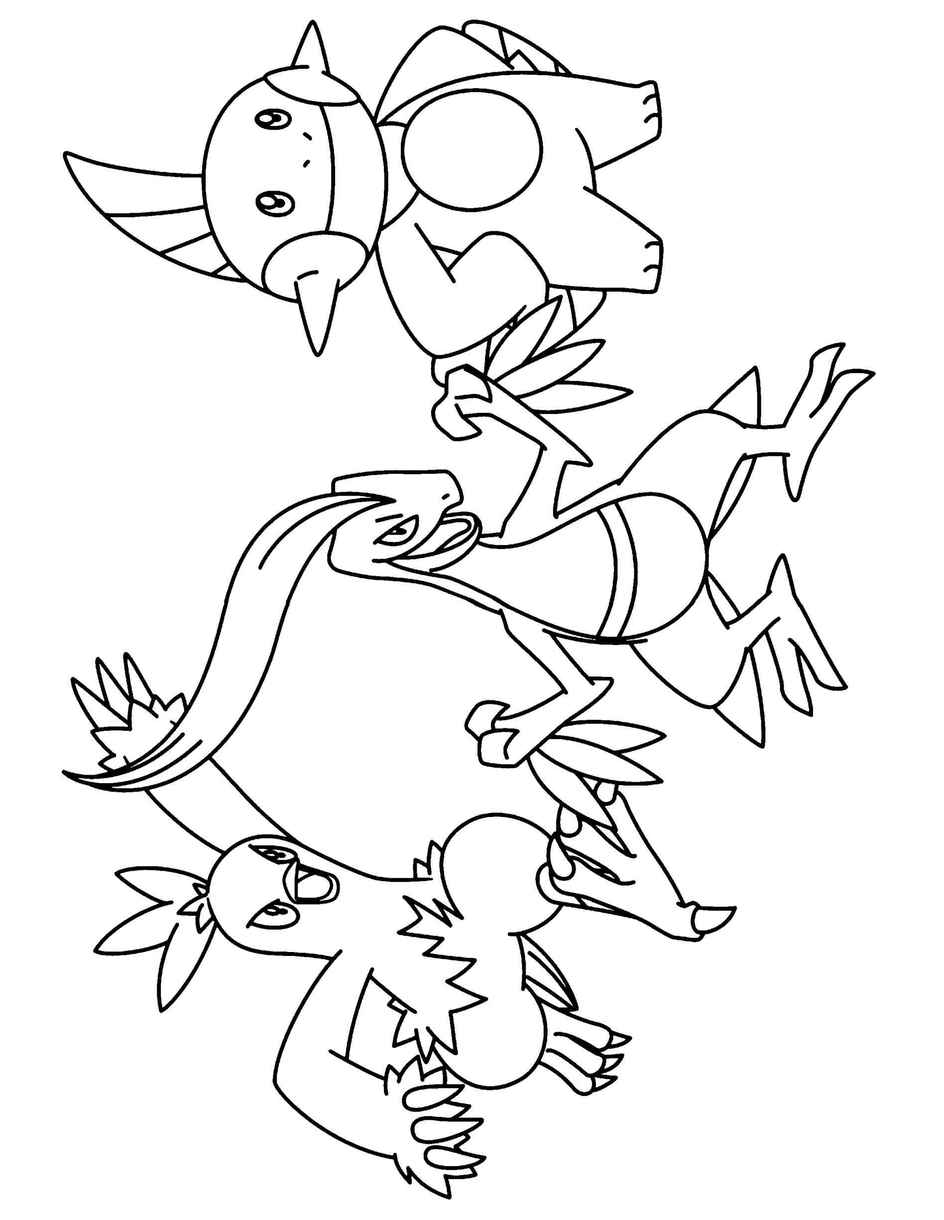 1896x2449 In Her Birthday Treecko Greninja Pokemon Coloring Pages Grovyle