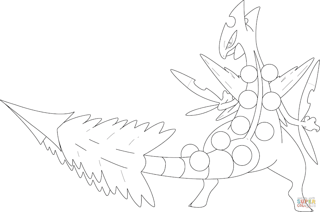 1024x677 Top Mega Pokemon Coloring Pages Images