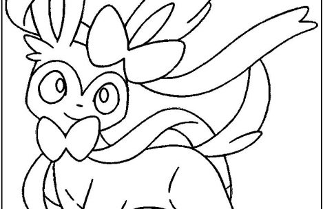 469x304 Pokemon X And Y Coloring Pages Sylveon Just Colorings