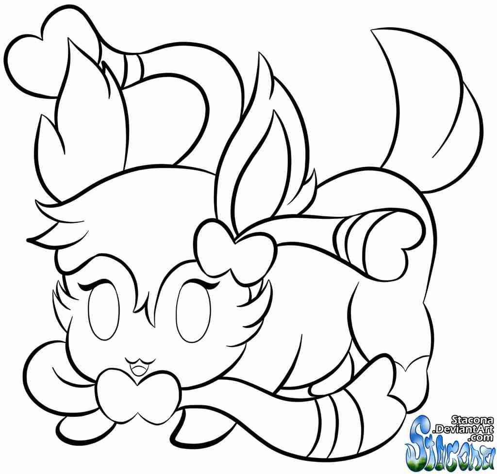 1024x977 Eevee Evolution Sylveon Coloring Pages Printable At Page Olegratiy