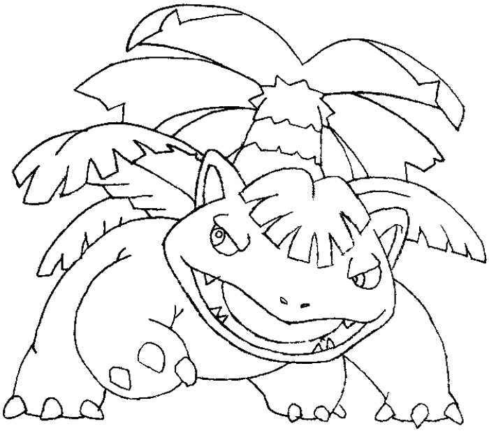 How To Draw Venusaur 700x620 How To Draw Venusaur