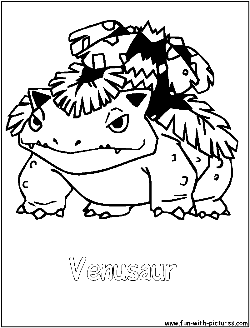 Venusaur Coloring Page 800x1050 Venusaur Coloring Page