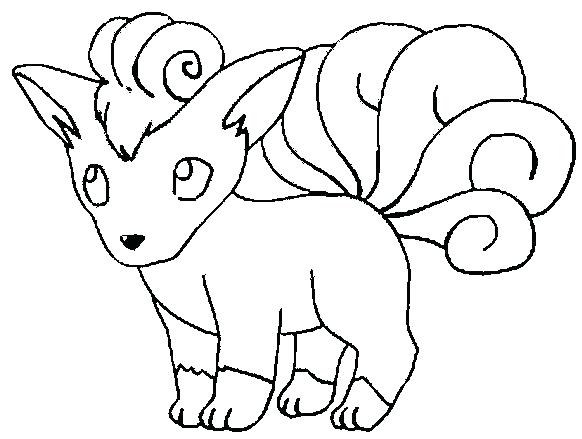 582x439 From Coloring Page Free Coloring Pages Online Pokemon Vulpix