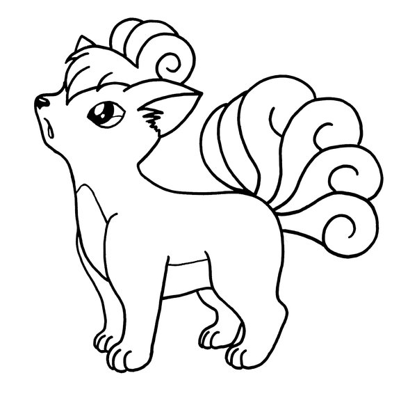 600x569 Vulpix Born With 1 White Tail That Splits 9tail Has Mind Control