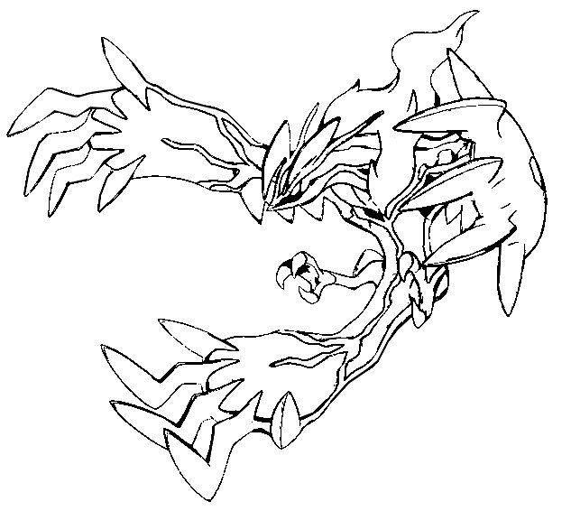 633x566 Legendary Pokemon X And Y Coloring Pages
