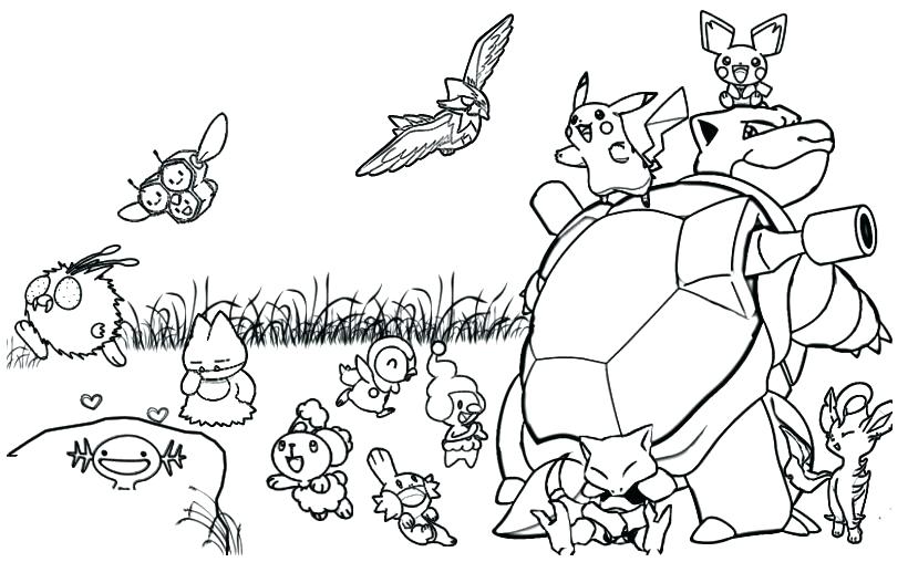 820x527 Pokemon Coloring Pages Free And Coloring Pages 12 Pokemon X And Y