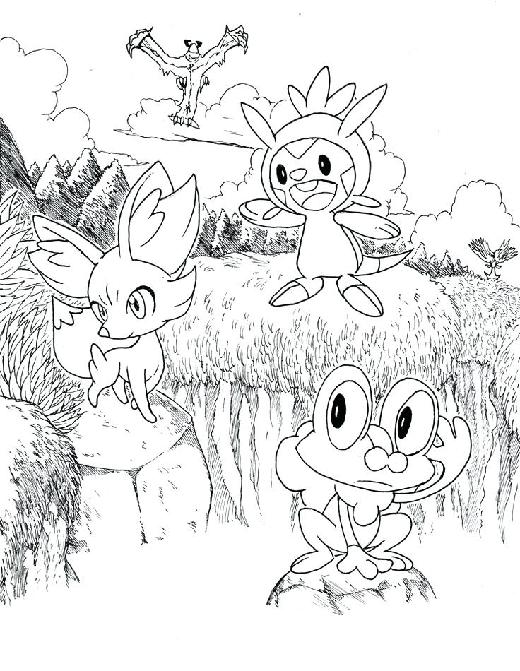 736x950 Pokemon Coloring Pages Xy