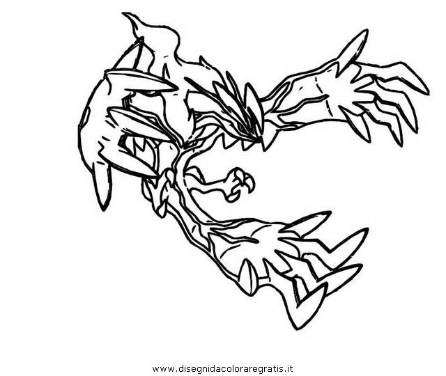 640x540 Yveltal Coloring Pages 04 Coloring Pages Free