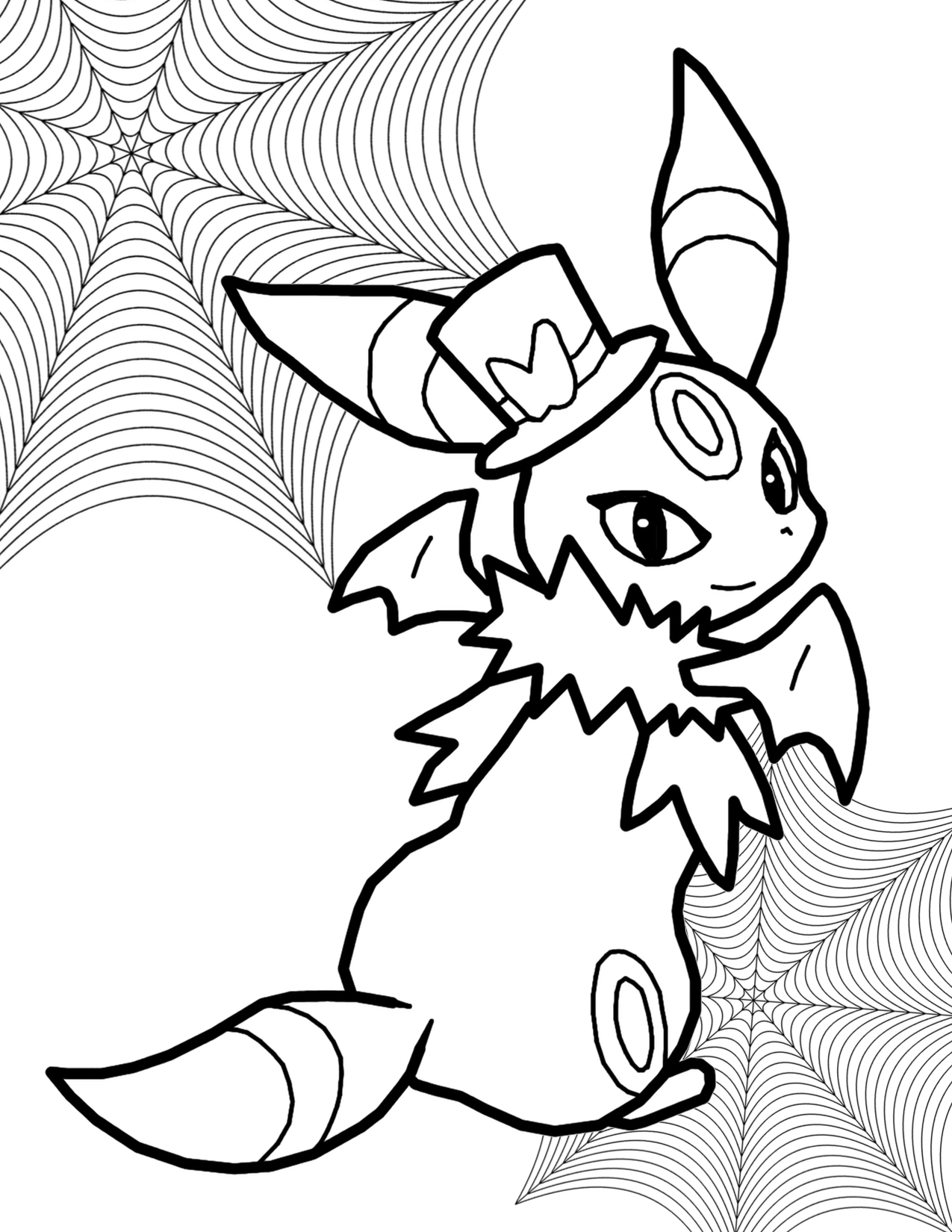Halloween Pokemon Drawing 1275x1650 Halloween Pokemon Drawing