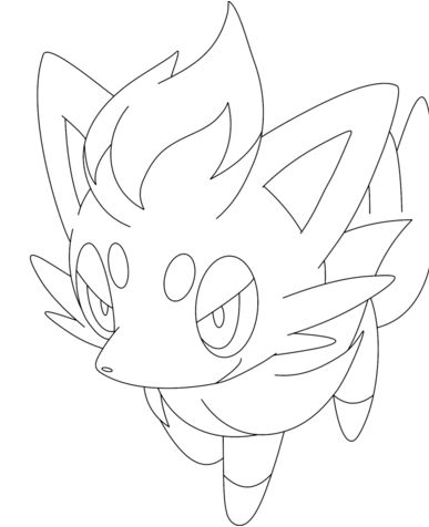 Pokemon Zorua Coloring Pages at GetColorings.com | Free printable ...