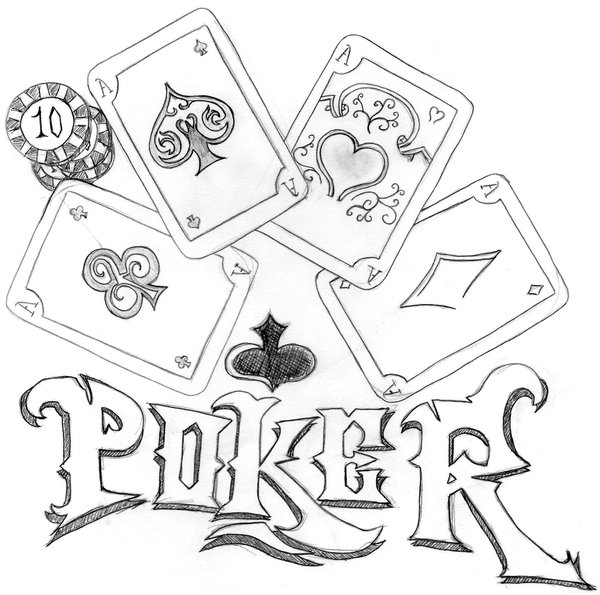 600x595 Poker Coloring Pages Expert Roulette Ffxiv