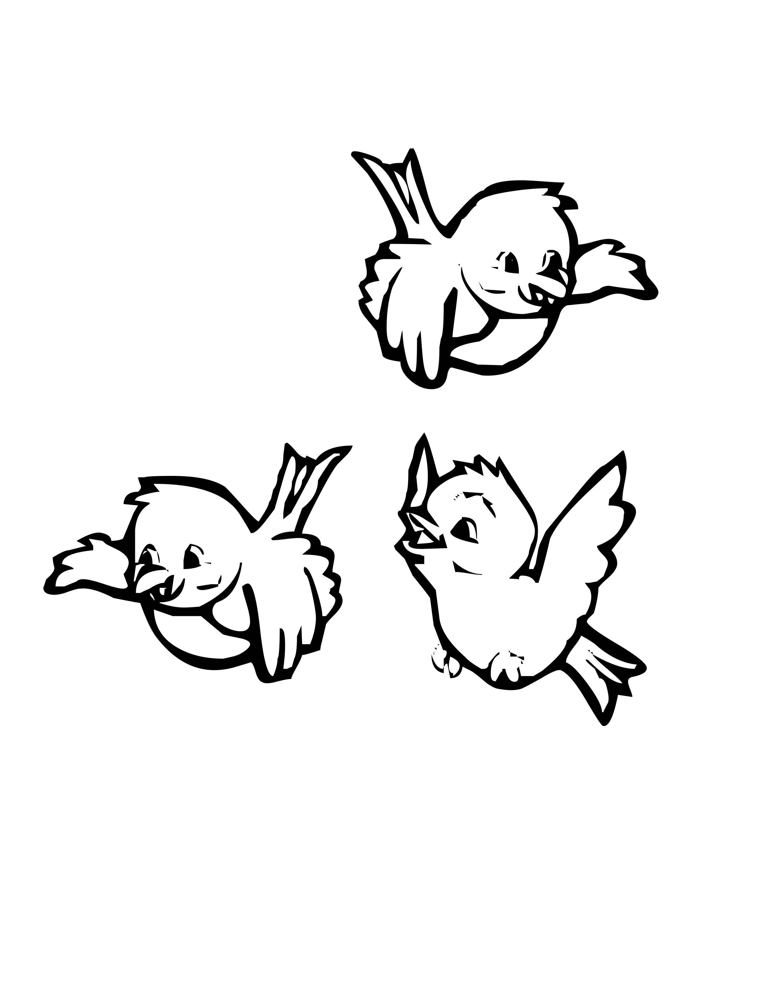 2550x3300 Bird Coloring Pages