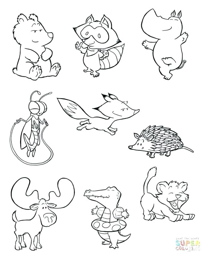 687x859 Polar Animals Coloring Pages