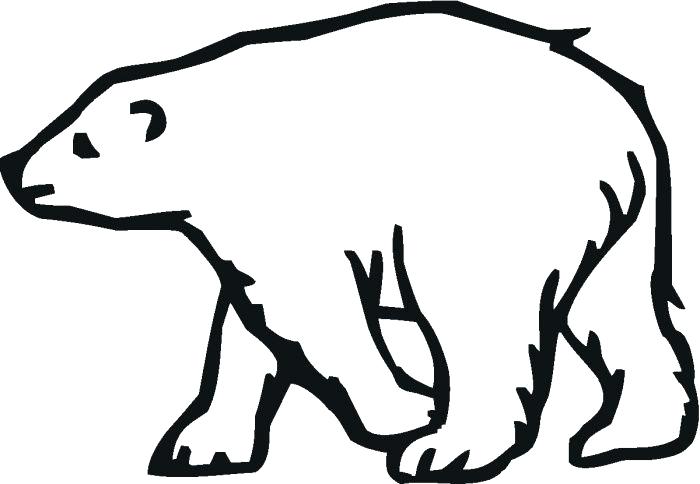 Polar Bear Outline Early Play Templates Polar Bear Color In Polar 700x484 Polar Bear Outline Early Play Templates Polar Bear Color In Polar