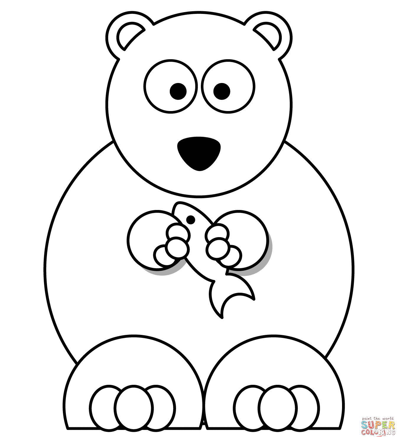 Fortune Polar Bear Coloring Sheet Bears Pages 1361x1500 Fortune Polar Bear Coloring Sheet Bears Pages