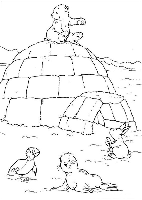 Polar Bear Coloring Pages Polar Bear Colouring Page 460 571x800 Polar Bear Coloring Pages Polar Bear Colouring Page 460