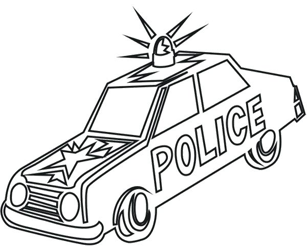 600x491 Police Car Coloring Page Old Car Police Coloring Page Police Car