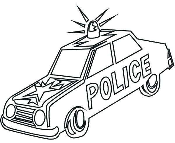 600x491 Old Car Coloring Pages Police Car Coloring Sheet Old Car Police