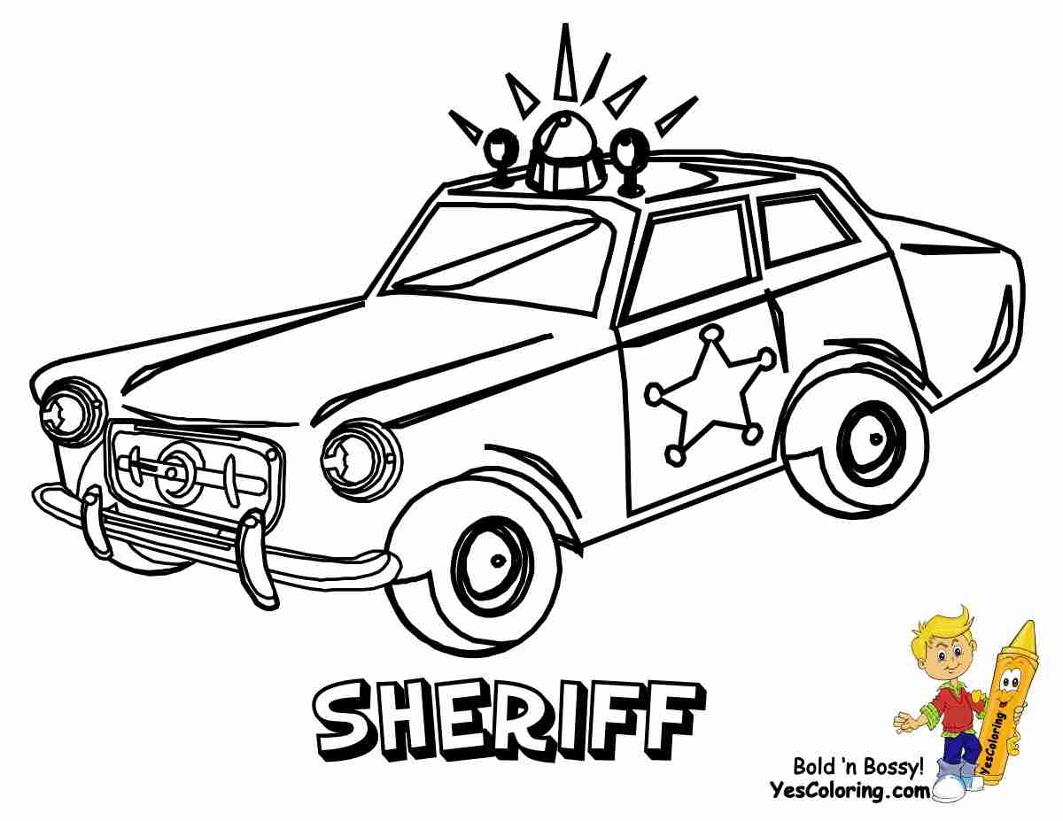 1200x927 Police Car Coloring Pages Free Printable Also Cop Car Olegratiy
