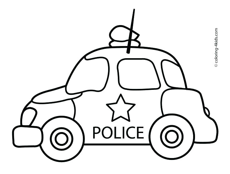 736x556 Transportation Coloring Sheets Police Car Coloring Page Plus
