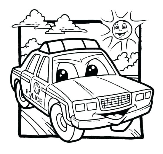 550x521 Coloring Pages Of Police Cars Police Car Coloring Best Of Police