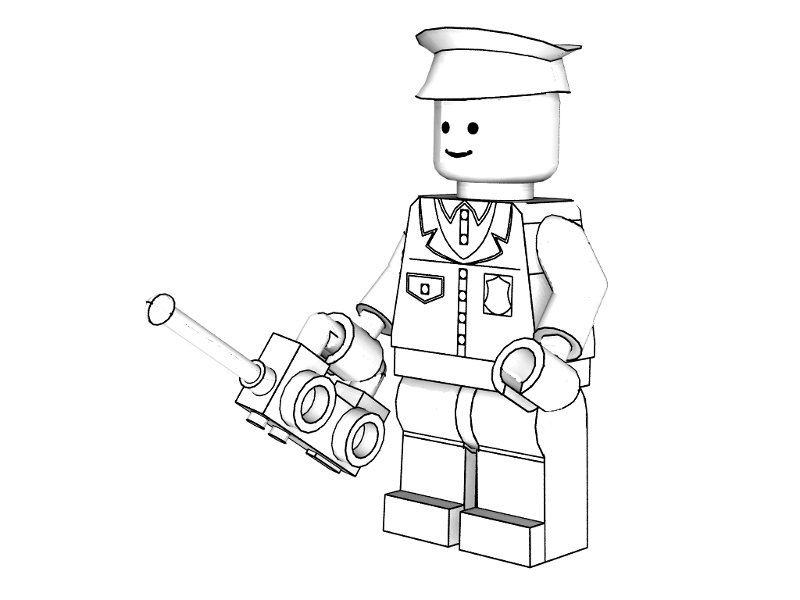 Lego Police Coloring Pages 800x600 Lego Police Coloring Pages