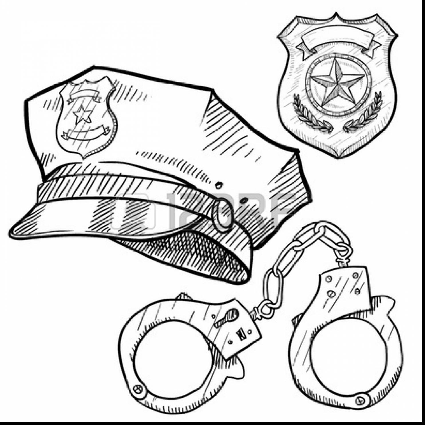 Police Officer Coloring Pages Best Marvelous Badge Page 1485x1485 Police Officer Coloring Pages Best Marvelous Badge Page