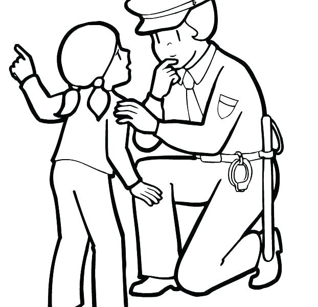 Police Hat Coloring Page Police Officer Coloring Page Together 622x600 Police Hat Coloring Page Police Officer Coloring Page Together