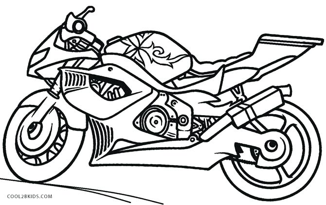 670x422 Motorcycle Color Pages Motorcycle Coloring Page For Kids Printable