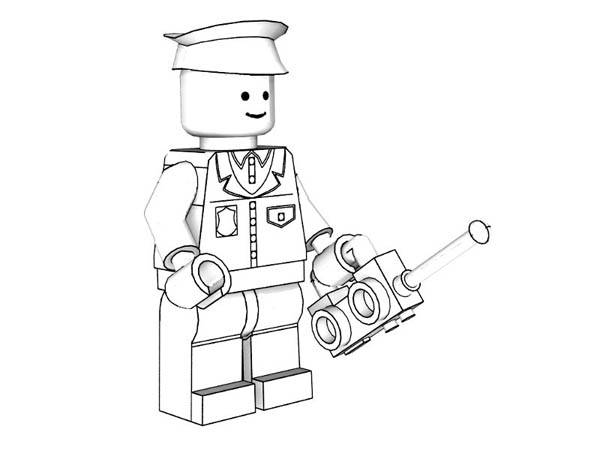 Police Officer Coloring Pages