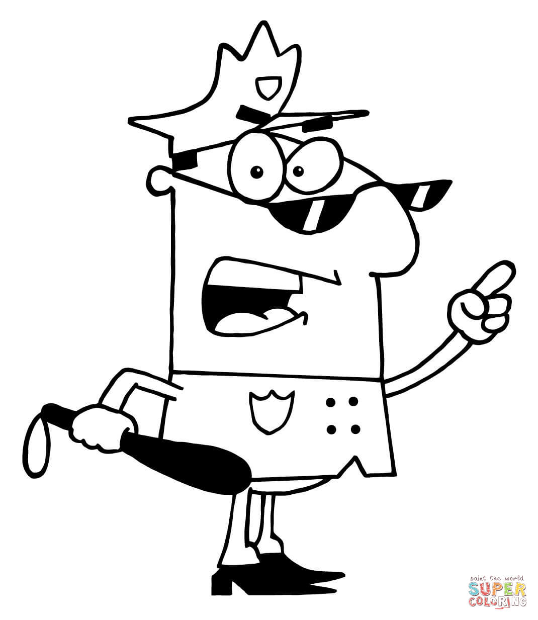 1070x1233 Instructive Police Officer Coloring Pages Page Free Printable