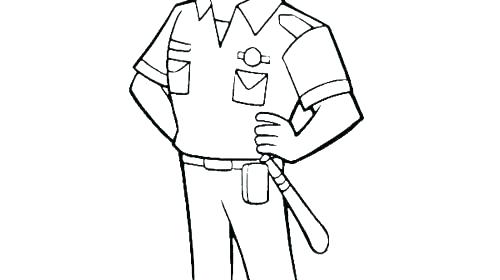 500x280 Policeman Coloring Pages Police Officer And His Dog Coloring Page