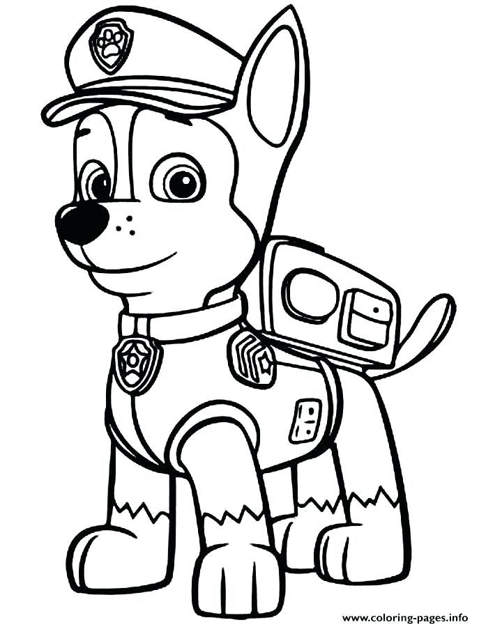 687x900 Police Coloring Pages Paw Patrol Chase Police Man Coloring Pages
