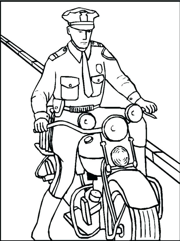 618x824 Police Hat Coloring Page Police Coloring Pictures Policeman