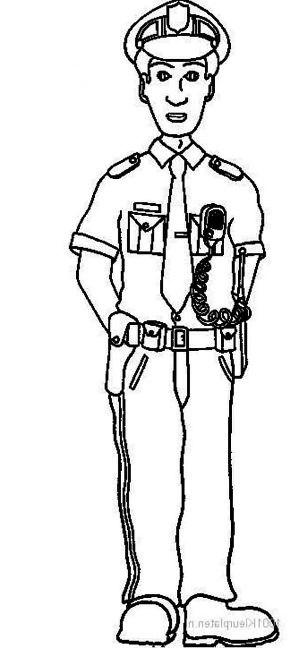 Policeman Coloring Page Picture Of Police Officer Coloring Page 600x1301 Policeman Coloring Page Picture Of Police Officer Coloring Page