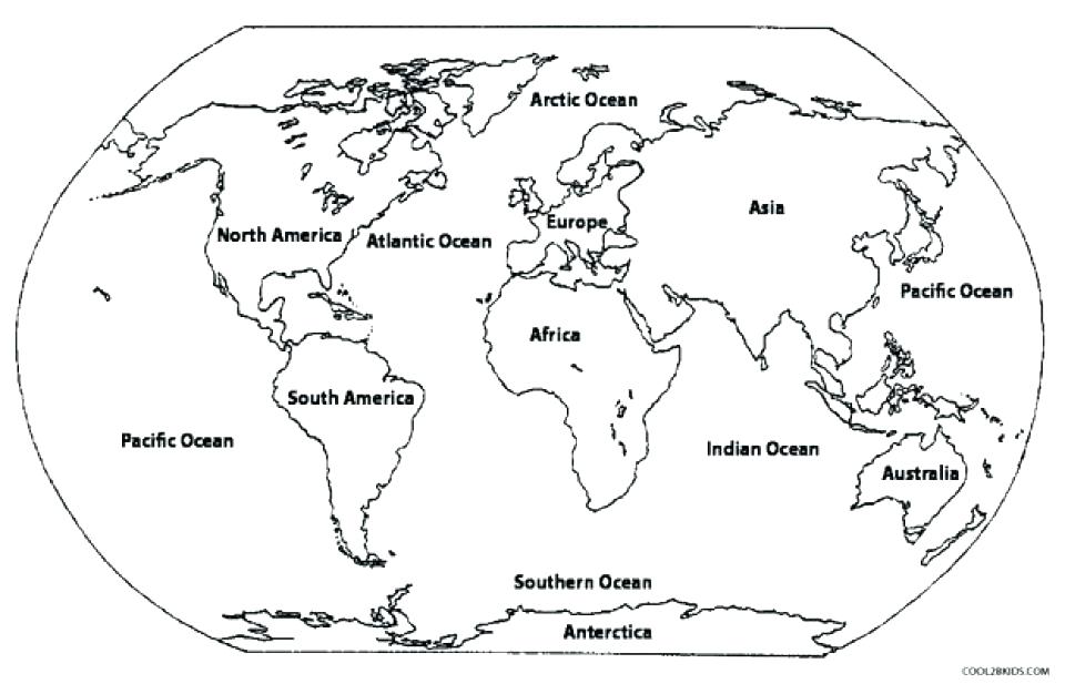 Continents Coloring Page Map Coloring Page Online World Map 960x617 Continents Coloring Page Map Coloring Page Online World Map