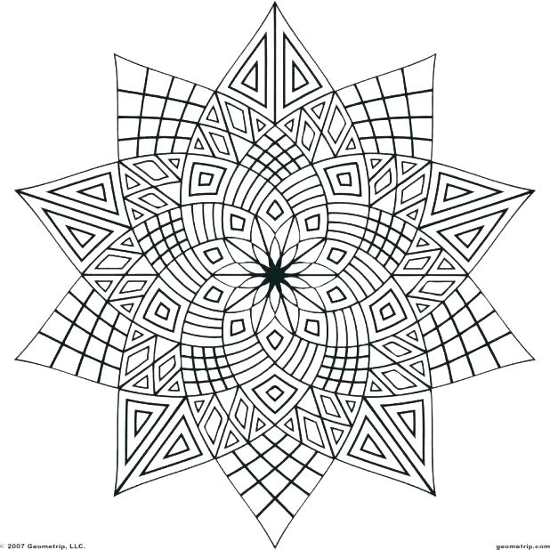 618x618 Geometrical Design Coloring Book Plus Geometrical Design Coloring